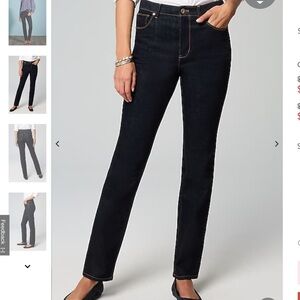 J Jill Size 8T Tall High Rise Straight Leg Jeans